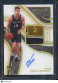 Luka Šamanić 2020 Immaculate Auto Autograph Rookie Championship 4/5 Spurs