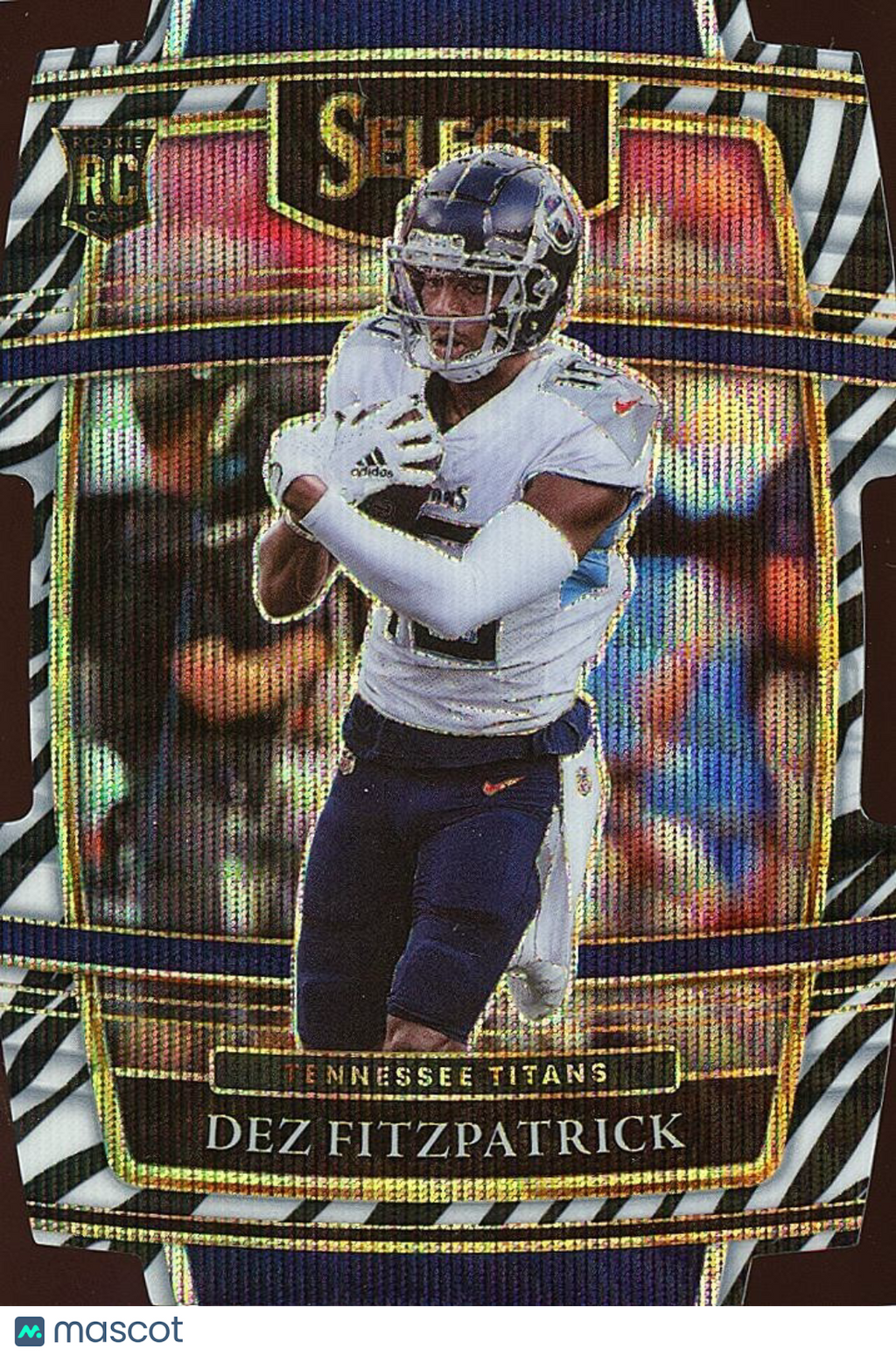 Dez Fitzpatrick 2021 Select ZEBRA Prizm SSP RC Rookie Tennessee Titans