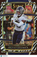 Dez Fitzpatrick 2021 Select ZEBRA Prizm SSP RC Rookie Tennessee Titans