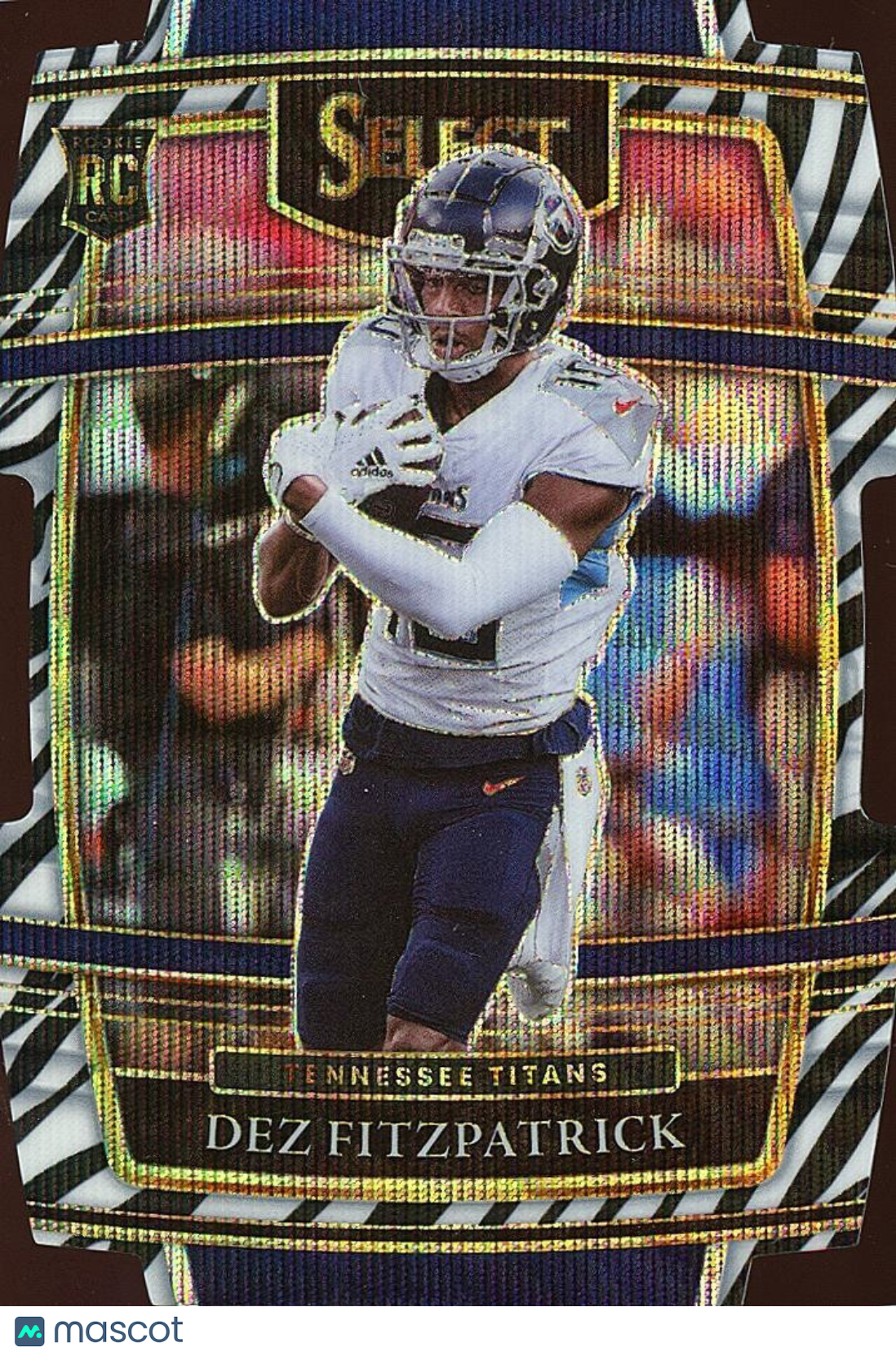 Dez Fitzpatrick 2021 Select ZEBRA Prizm SSP RC Rookie Tennessee Titans
