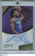De'Aaron Fox 2017-18 Revolution on Card Auto Autograph Rookie Sacramento Kings