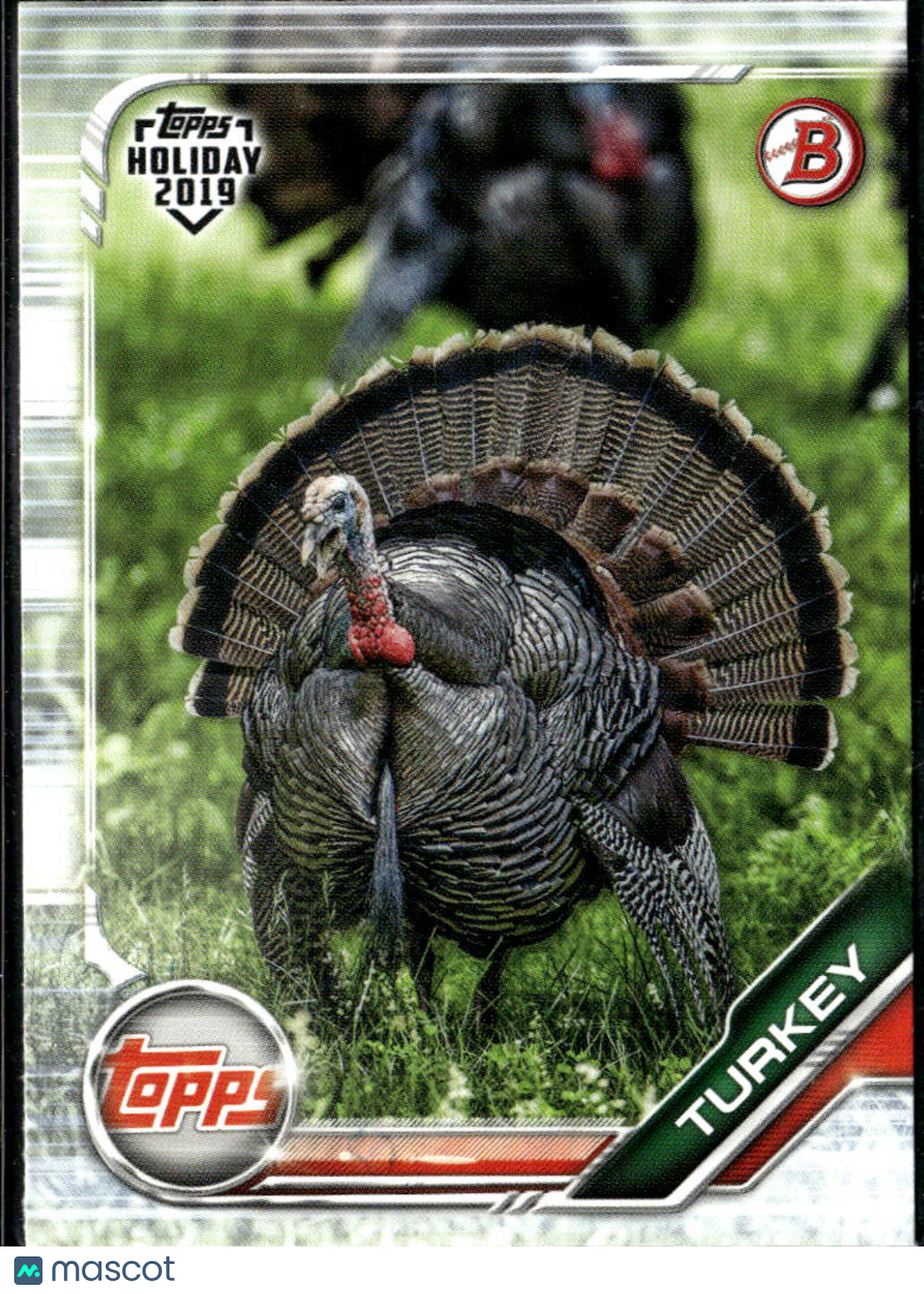 Turkey 2019 Bowman Topps Holiday SSP SHORTPRINT Thanksgiving #THT