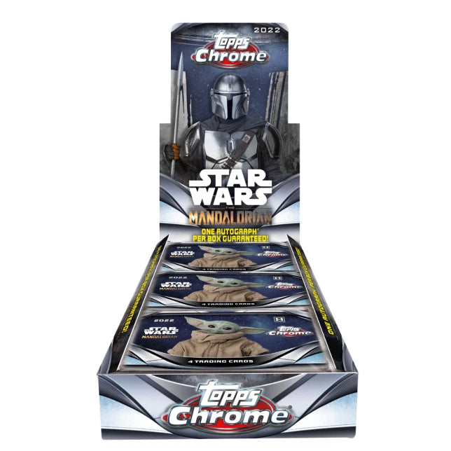 Topps 2022 Star Wars: The Mandalorian Chrome Beskar Edition Hobby Box