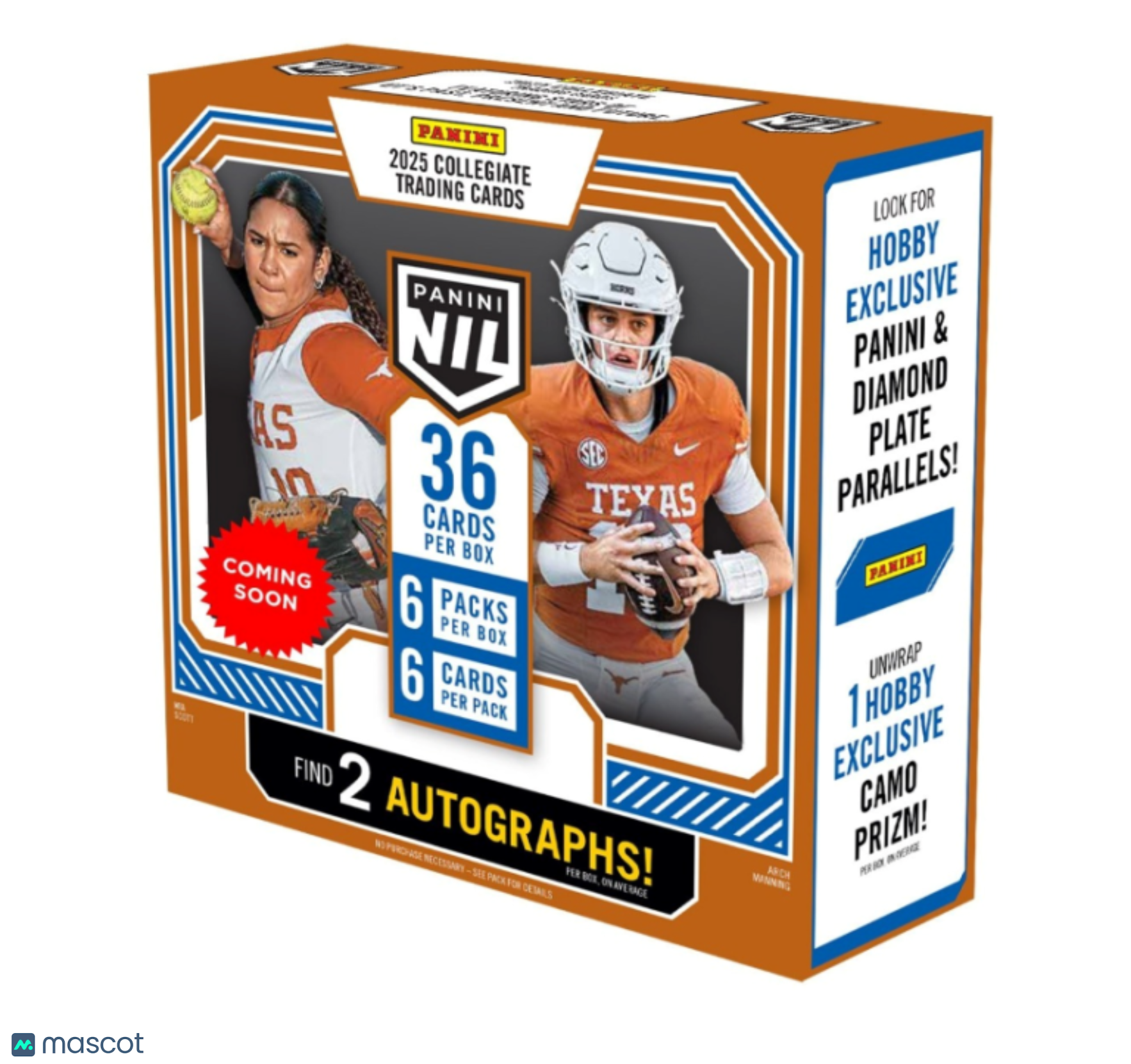 2025 Panini NIL University of Texas Hobby Box