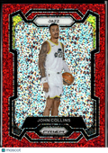 John Collins 2023 Panini Prizm Basketball Red Sparkle Utah Jazz