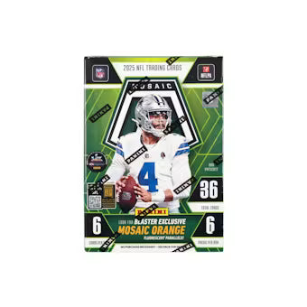 Panini 2025 Mosaic Football Trading Cards Blaster Box