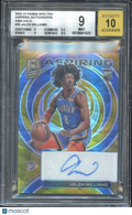 Jalen Williams 2022-23 Spectra Auto Autograph RC Asia GOLD OKC Thunder 2/3 BGS