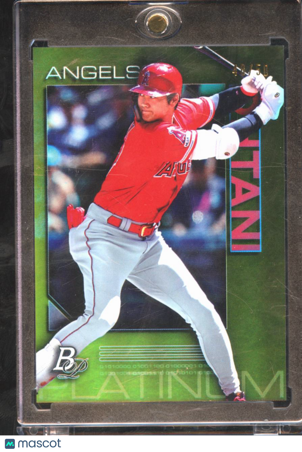 Shohei Ohtani 2020 Bowman Platinum GOLD Los Angeles Angels 48/50 #5