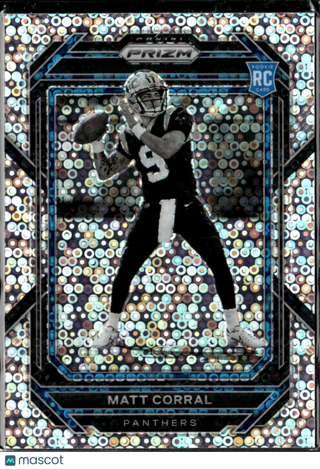 Matt Corral 2022 Prizm Variation RC Disco Carolina Panthers