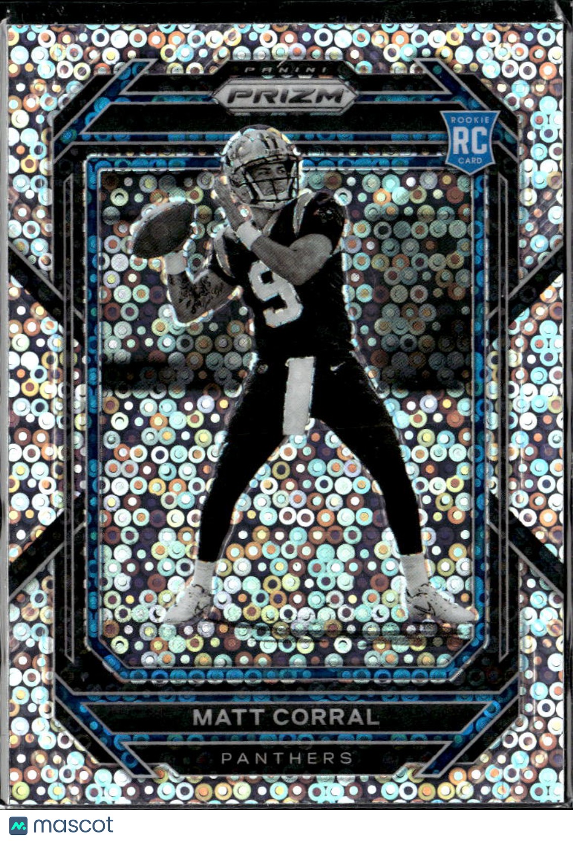 Matt Corral 2022 Prizm Variation RC Disco Carolina Panthers