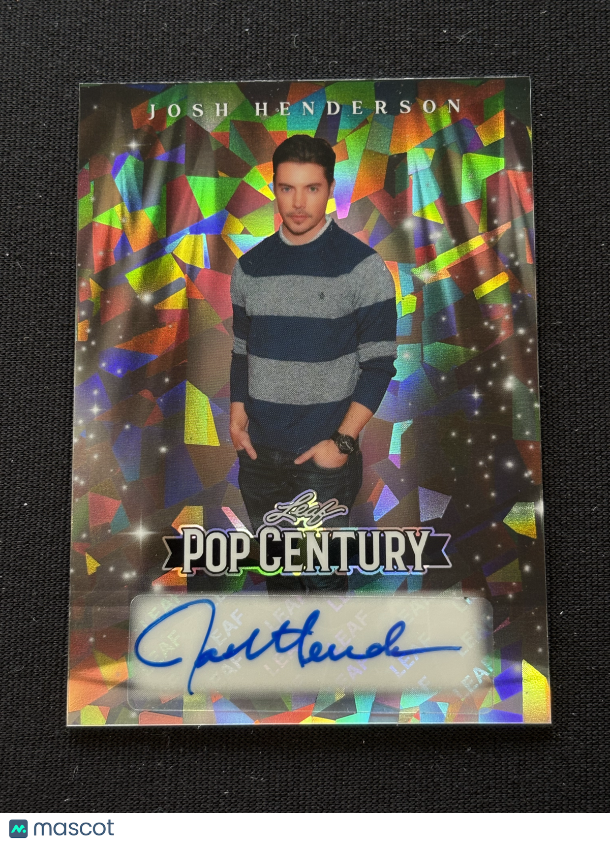 Josh Henderson 2026 Leaf Pop Century Auto Autograph 8/25