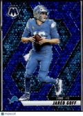 Jared Goff 2025 Mosaic Blue Disco Prizm 13/99 Detroit Lions