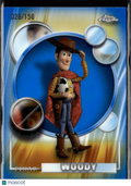 Woody 2026 Topps Chrome Disney Blue Refractor 26/150 #194