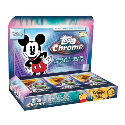 Topps 2026 Chrome Disney Hobby Box