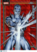 Iceman 2026 Topps Chrome Marvel RED Wave Refractor 1/5 #52