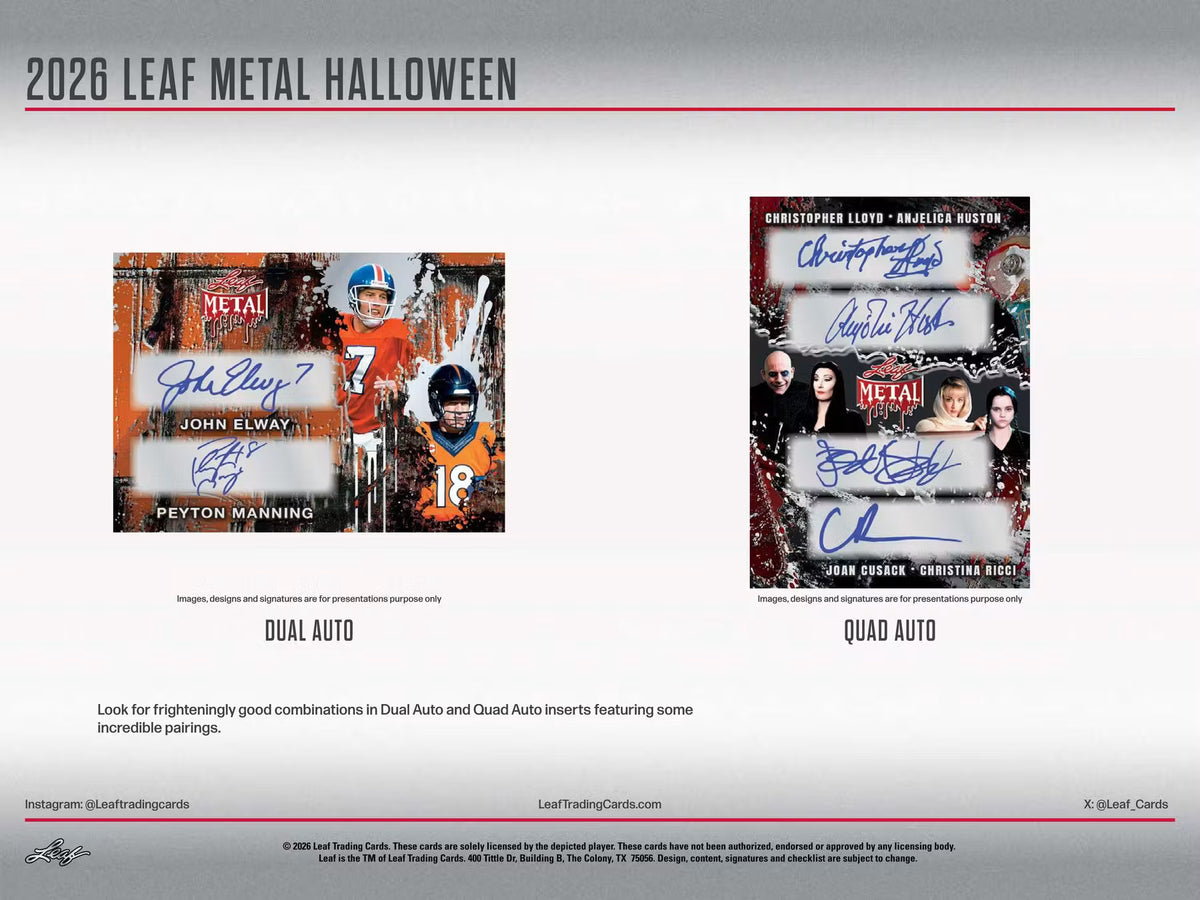 2026 Leaf Metal Halloween