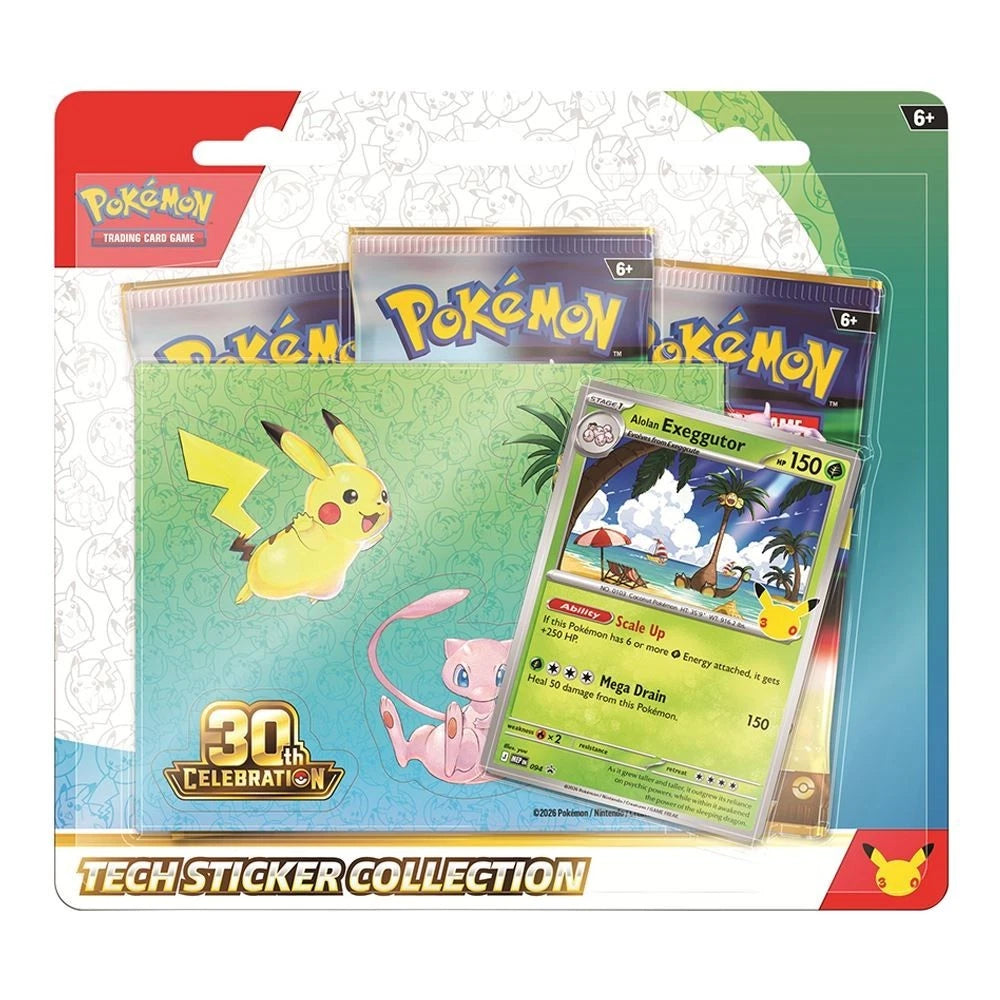 Pokémon TCG: 30th Celebration Tech Sticker Collection