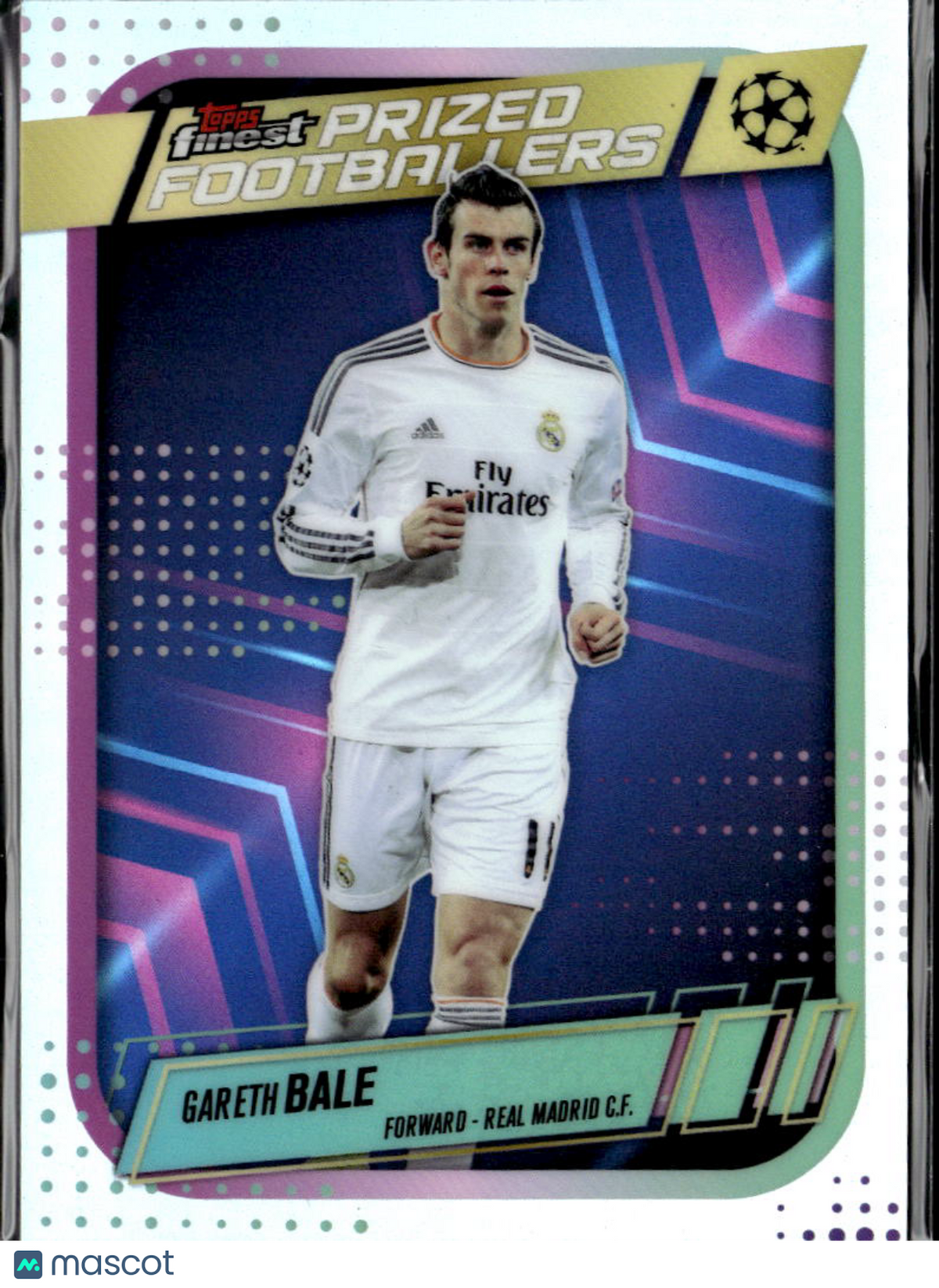 Gareth Bale 2026 Topps Finest UEFA Prized Footballers Refractor Real Madrid C.F.