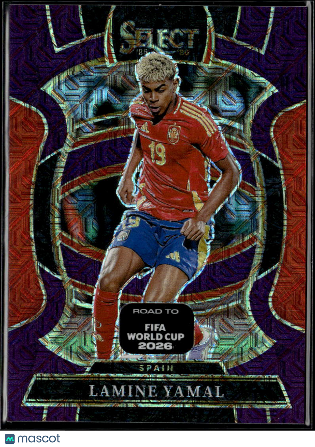 Lamine Yamal 2025-26 Select Road to FIFA World Cup Purple Mojo Spain