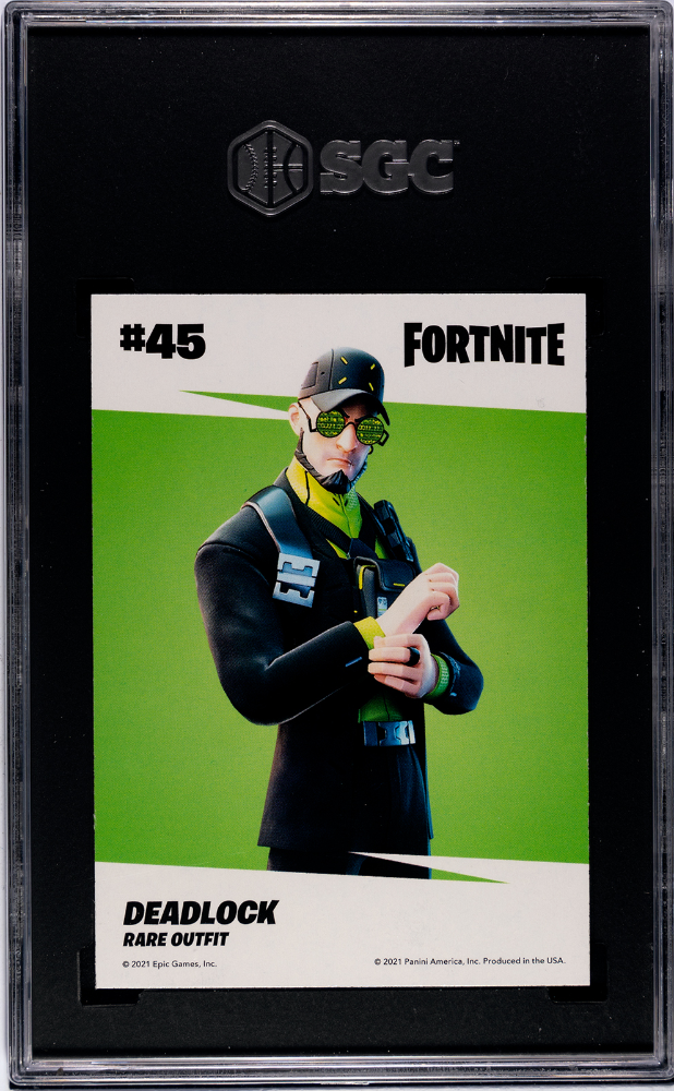 Deadlock 2021 Panini Fortnite Series 3 Laser #45 SGC 10