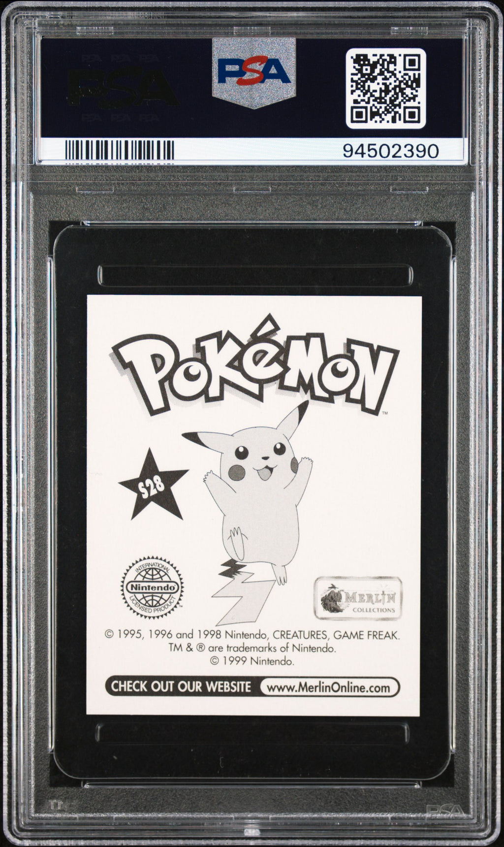 Misty 1999 Merlin Pokemon Prism #S28 PSA 9
