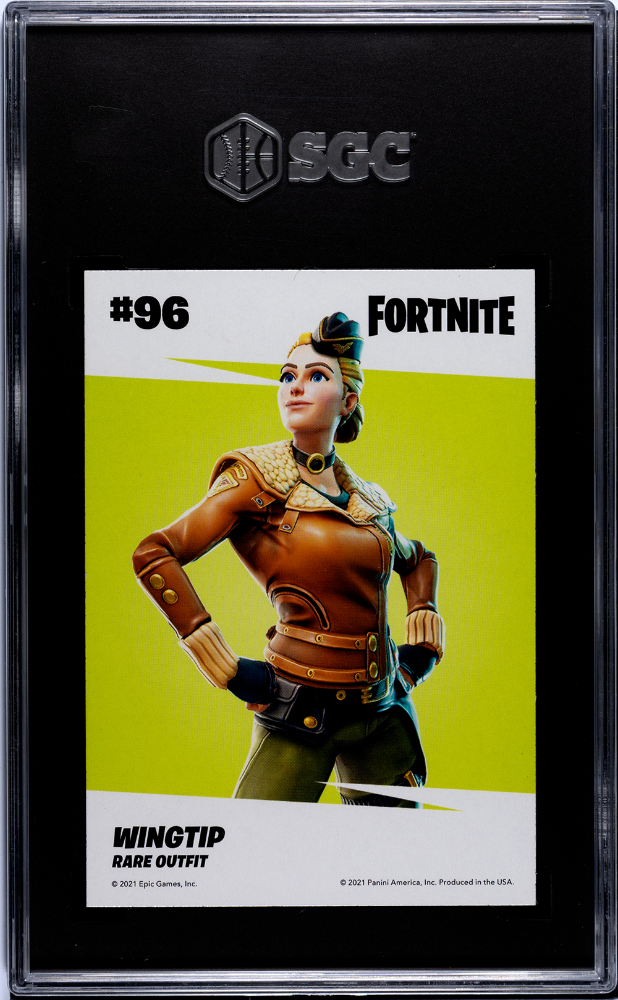 Wingtip 2021 Panini Fortnite Series 3 Cracked Ice #96 SGC 10
