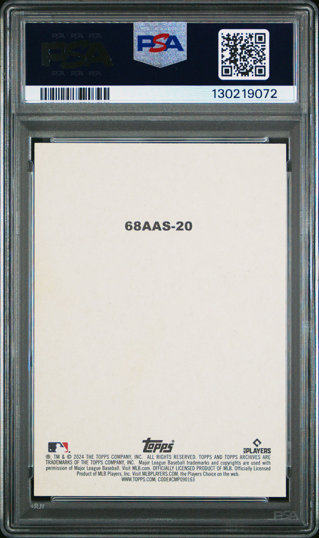 Jackson Holliday 2024 Topps Archives '68 SSP RC Action All-Stars Orioles PSA 10