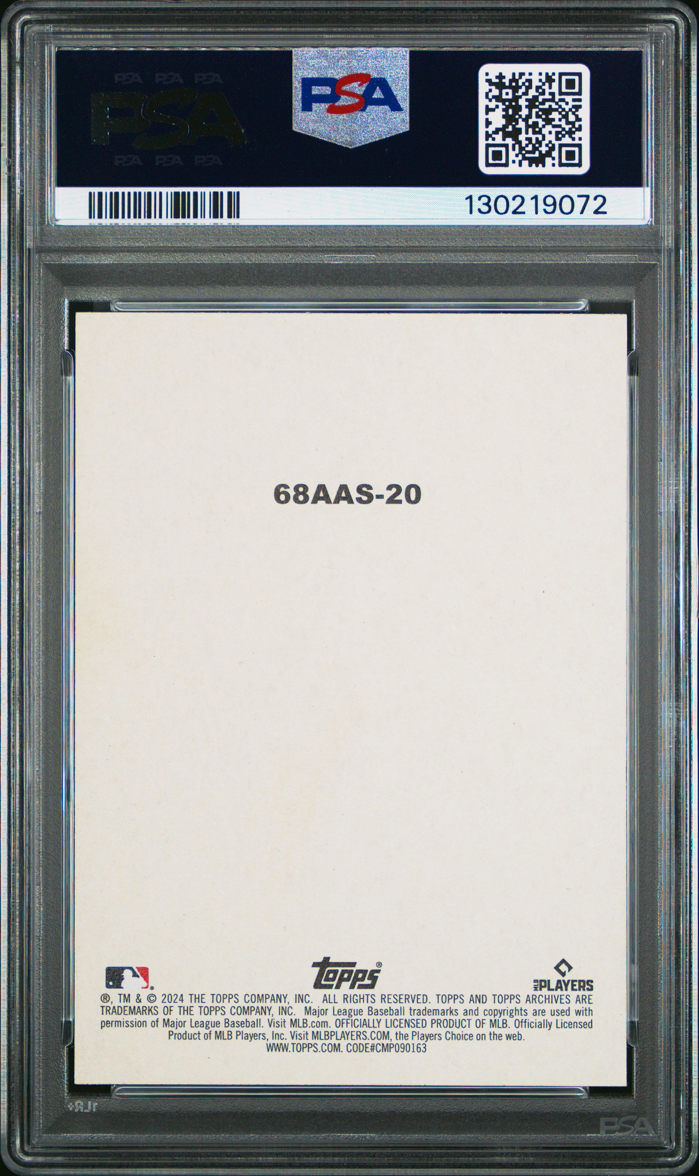Jackson Holliday 2024 Topps Archives '68 SSP RC Action All-Stars Orioles PSA 10