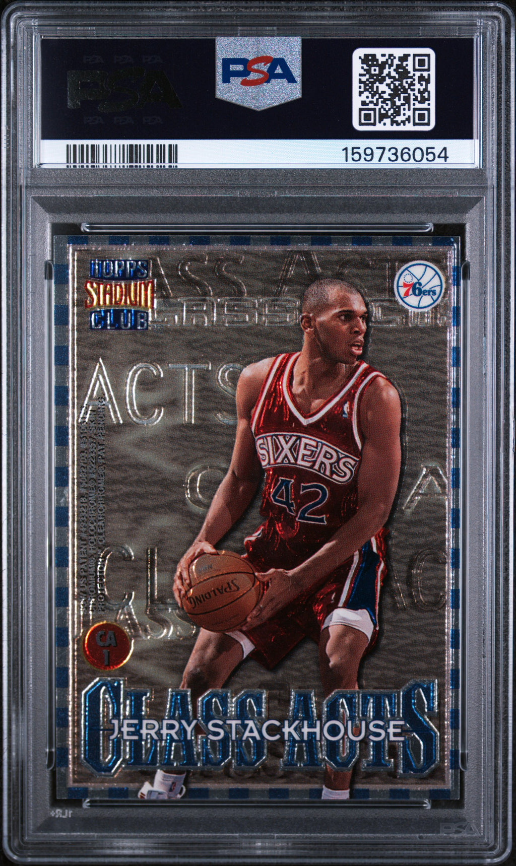 Michael Jordan 1996 Stadium Club Class Acts Chicago Bulls #CA1 PSA 9