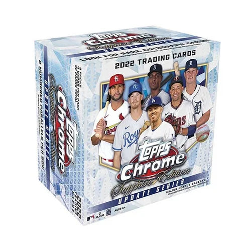 Topps 2022 Chrome Update Series Sapphire Baseball Hobby Box