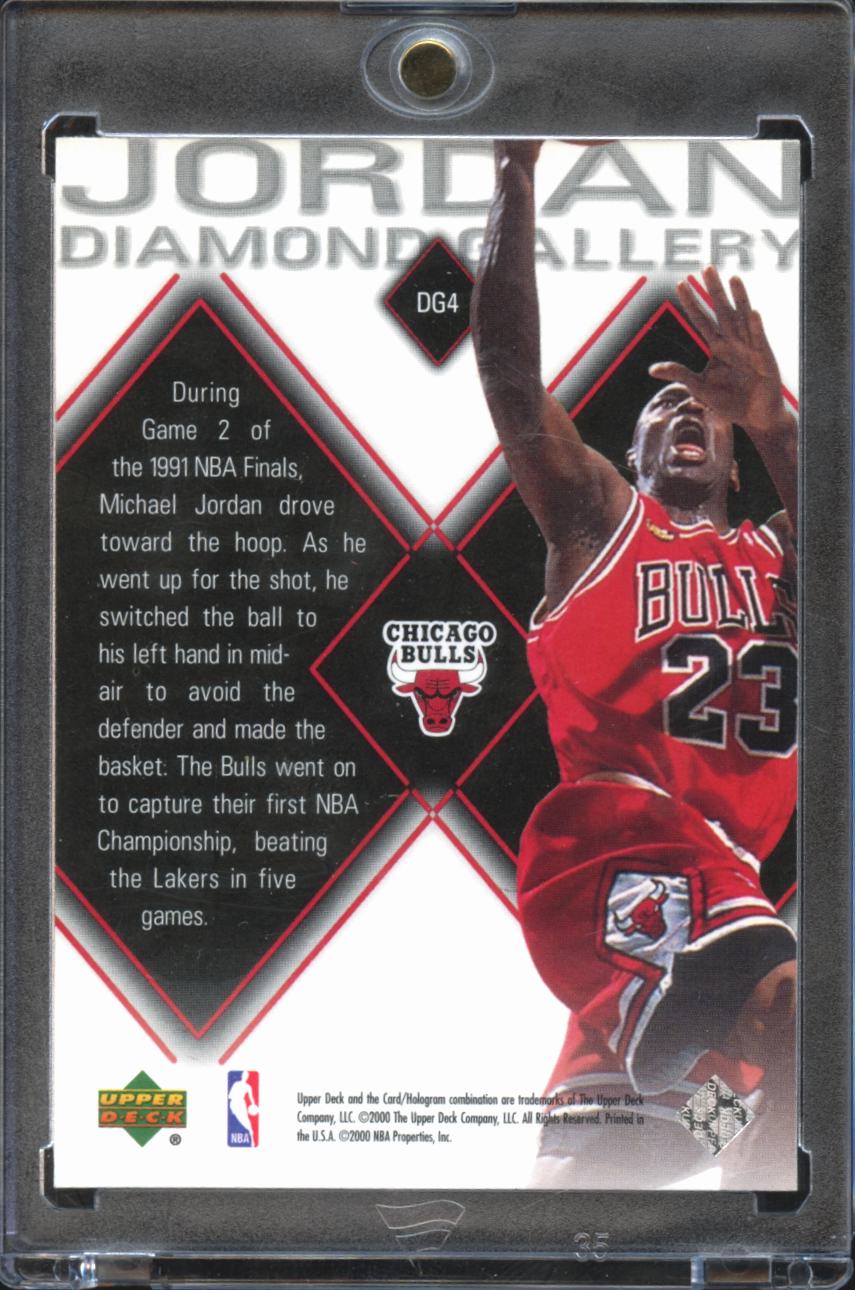 Michael Jordan 2000 Upper Deck Black Diamond Gallery Chicago Bulls #DG4