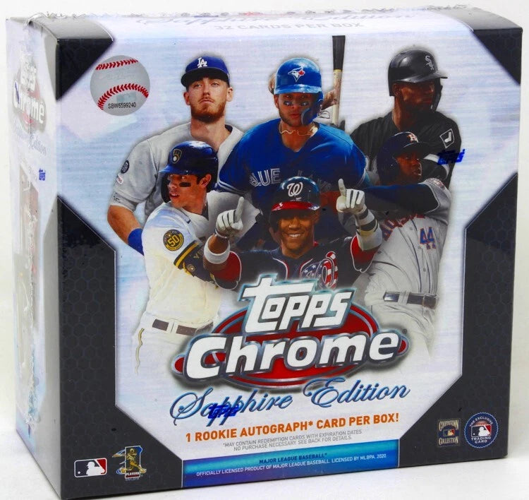 2020 Topps Chrome Sapphire Baseball Hobby Box
