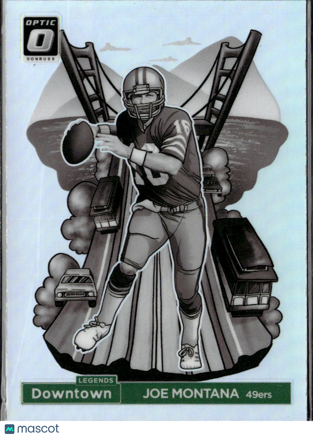 Joe Montana 2024 Optic DOWNTOWN SSP CASE HIT San Francisco 49ers