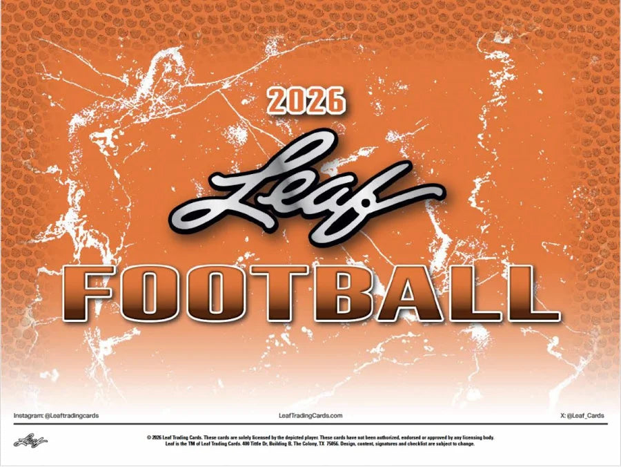 2026 Leaf Football Hobby Box