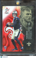 Tyler Shough 2025 Topps Signature Collection Orange Rookie RC Saints 18/25