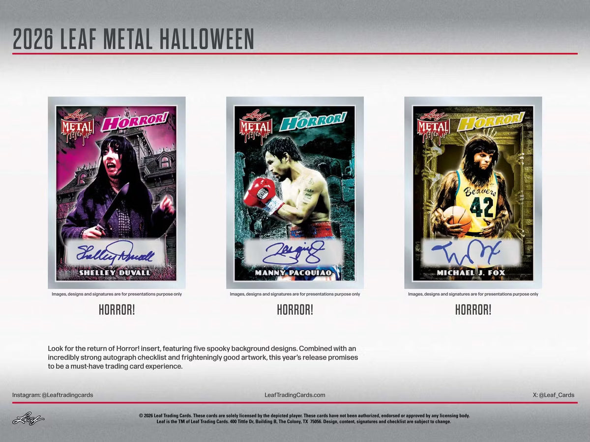 2026 Leaf Metal Halloween