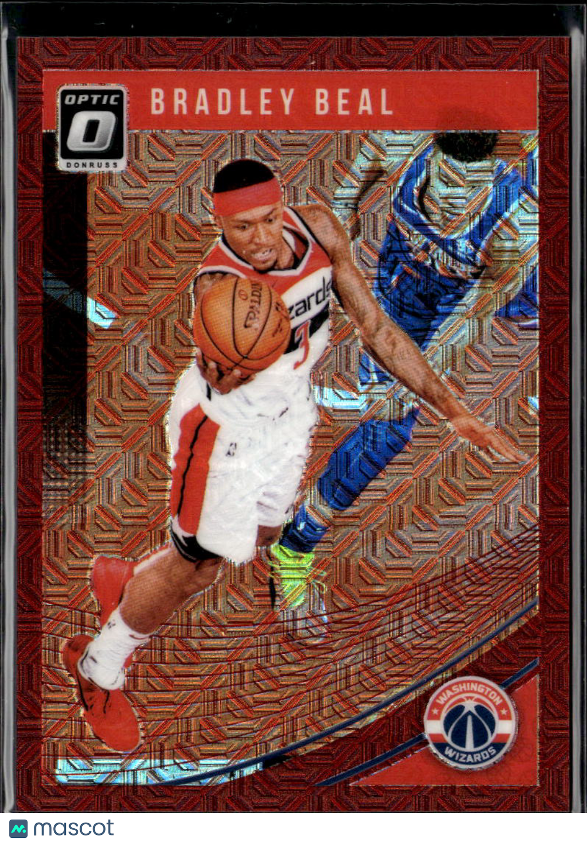 Bradley Beal 2019-19 Optic Red Choice Prizm 29/88 Washington Wizards