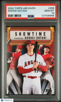 Shohei Ohtani 2020 Topps Archives Card Los Angeles Angels #306 PSA 10