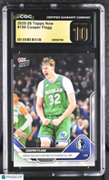 Cooper Flagg 2025-26 Topps Now Rookie RC Dallas Mavericks #150 CGC 10 PRISTINE