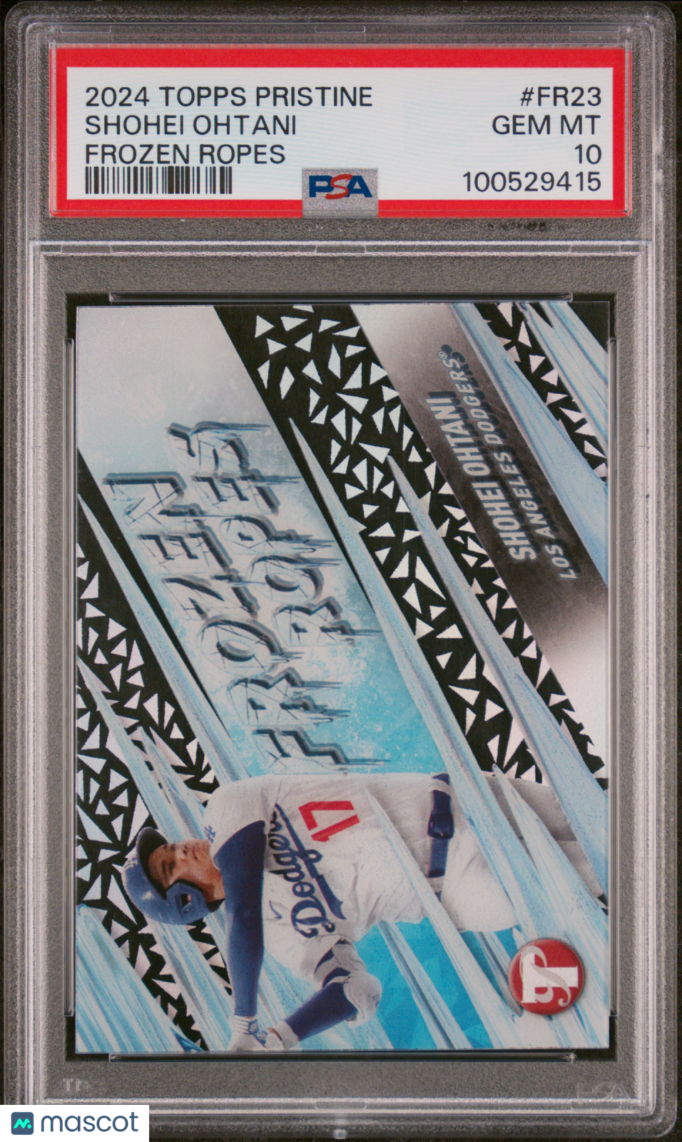 Shohei Ohtani 2024 Topps Pristine Frozen Ropes Los Angeles Dodgers #FR23 PSA 10