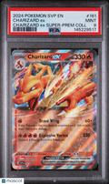 Charizard EX 2024 Pokemon SVP EN-SV Black Star Promo Super-Prem Coll PSA 9 #161