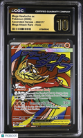 Mega Hawlucha ex 2026 Pokemon Ascended Heroes Attack Rare CGC 10 #268/217