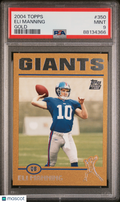 Eli Manning 2004 Topps GOLD Rookie RC New York Giants 412/499 #350 PSA 9