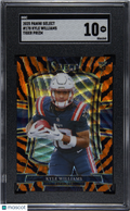 Kyle Williams 2025 Select Tiger Prizm SSP Rookie RC New England Patriots SGC 10