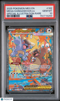 Mega Kangaskhan EX 2025 Pokemon Mega Evolution Special Illus. Rare PSA 10 #182