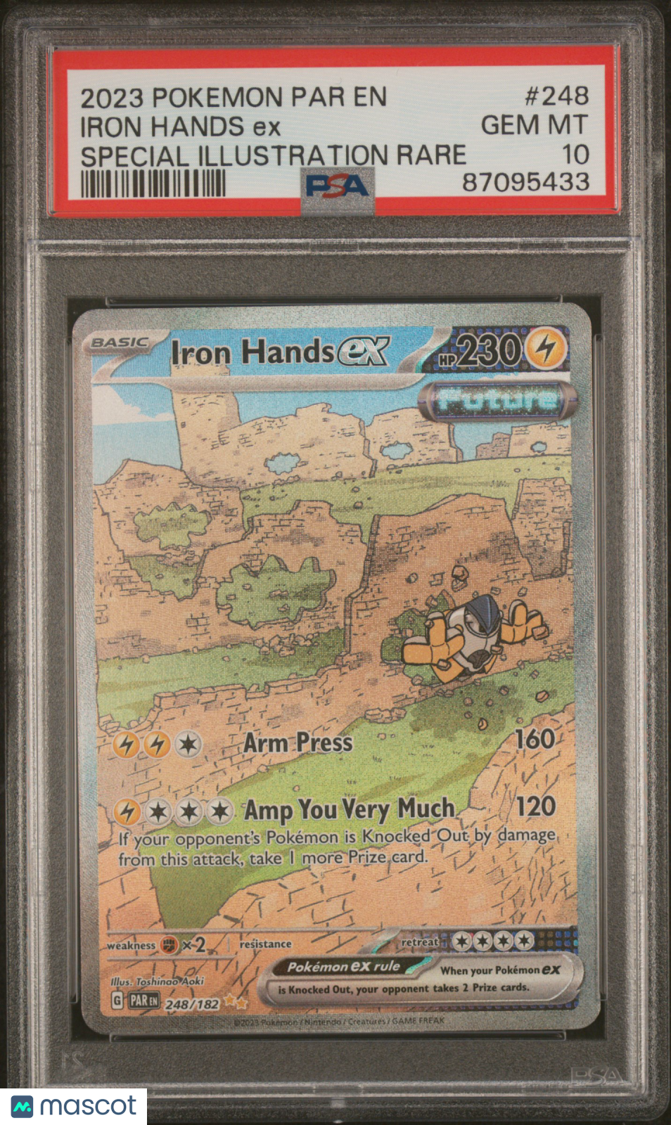 Iron Hands EX 2023 Pokemon Paradox Rift SIR PSA 10 #248