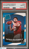 Patrick Mahomes II 2017 Donruss Rated Rookie RC Kansas City Chiefs #327 PSA 10