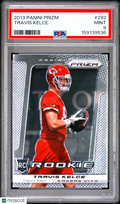 Travis Kelce 2013 Panini Prizm Rookie RC Kansas City Chiefs #292 PSA 9