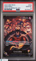 Crocodile 2023 One Piece Op04-Kingdoms Of Intrigue Alternate Art PSA 10 #058