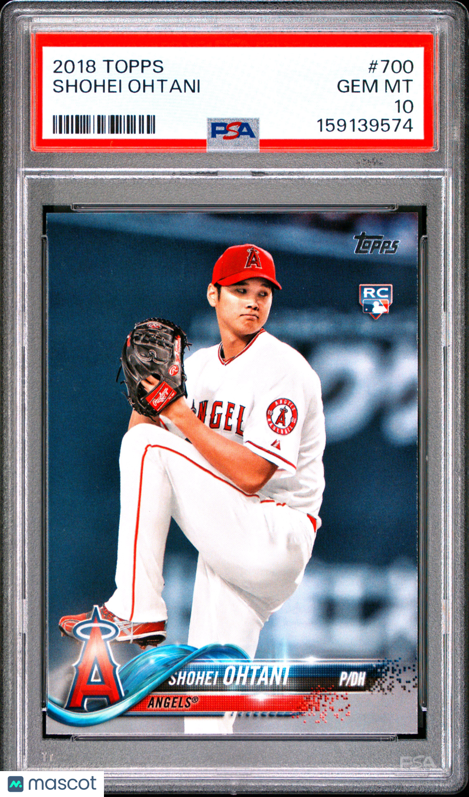 Shohei Ohtani 2018 Topps Rookie Card RC Los Angeles Angels #700 PSA 10